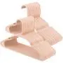 SONGMICS 50-Pack Clothing Hangers, Durable and Slim, Space Saving, Strong Heavy-Duty Plastic, Notched, Standard Tubular Hangers for Coats, Adults, 16.3 Inches Long, Light Pink UCRP03PK50 SONGMICS 50-Pack Clothing Hangers, Durable and Slim, Space Saving, Strong Heavy-Duty Plastic, Notched, Standard Tubular Hangers for Coats, Adults, 16.3 Inches Long, Light Pink UCRP03PK50