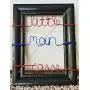 LITTLE MAN CAVE Wire Picture Frame - LITTLE MAN CAVE Wall Hanger - Twisted Wire Frame - Red and Blue Twisted Wire