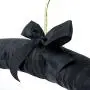 HANGERWORLD 10 Black 17inch Satin Padded Top Coat Clothes Garment Dress Hangers with Buttons HANGERWORLD 10 Black 17inch Satin Padded Top Coat Clothes Garment Dress Hangers with Buttons