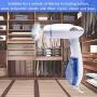 WOLMIK Steamer for Clothes, Handheld Garment Steamer, 15s Fast Heat-Up, 1300W Powerful Folding Fabric Steamer for Home and Travel, 140ml