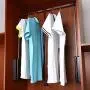 GWXYMJ Coat Rack Wardrobe Lifting Clothes Hanger, Automatic Hangers in The Closet, Pull-Down Adjustable Width Clothes Rail, Telescopic Rod, Damping Buffer Design (Size : 660-890mm)