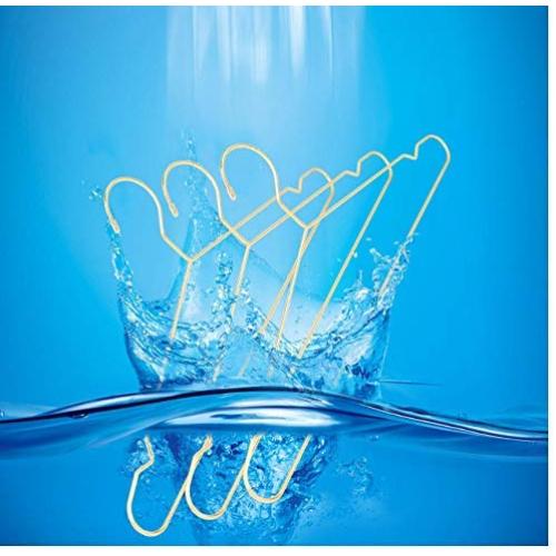 10pcs 45CM Gold Strong Metal Wire Hangers Clothes Hangers, Coat Hanger, Standard Suit Hangers