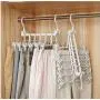 Creative Space Saving Clothes Hanger Wardrobe Closet Organizer Clothes Hanger with Hook Closet Organizer Storage Rack 2pcs Creative Space Saving Clothes Hanger Wardrobe Closet Organizer Clothes Hanger with Hook Closet Organizer Storage Rack 2pcs