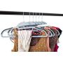Popular Design Products 10 pc Premium Quality Easy-On Clothes Hangers - Grey with Black Non-Slip Pads - Space Saving Thin Profile - for Shirts, Pants, Blouses, Scarves ? Strong Enough for Coats Popular Design Products 10 pc Premium Quality Easy-On Clothes Hangers - Grey with Black Non-Slip Pads - Space Saving Thin Profile - for Shirts, Pants, Blouses, Scarves ? Strong Enough for Coats