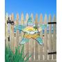 Beach Decor G.DeBrekht Starfish Scenic Sunrise Beach Coast Waves Wooden Door hanger/wall decor #8198531H