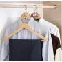 20PC Random Color Creative Mini Flocking Clothes Hanger Home Easy Hook Closet Organizer Decoration