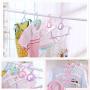 co.opmart 4Pc Durable Baby Clothes Hangers Telescopic Clothes Cute Cartoon Childrens Hangers Kid Clothes Racks Baby Plastic Hanger (4)