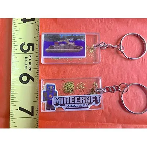 10 PIXELS Party Favors. Backpack toy hanger, necklace, key chain, bracelet.unique .PRICE PER 10.Boys, Girls.