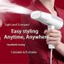 ZZYJYALG Hanging Ironing Machine Plastic Metal Handheld Transparent Water Tank Household Portable High Temperature Ironing Clothes Foldable Curtains Travel Bed Sheets Dormitory (White)