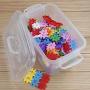Fiaze 4-Pack 6 Quart Clear Latch Storage Boxes with Lid, Handle and Latches