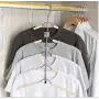 2pcs Color Random Multilayer Fish Bone Shape Stainless Steel Clothing Storage Racks Clothes Hanger Storage Holder Wardrobe Laundry Drying Rack 2pcs Color Random Multilayer Fish Bone Shape Stainless Steel Clothing Storage Racks Clothes Hanger Storage Holder Wardrobe Laundry Drying Rack