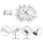 Glintee Photo Clip String Lights,20 LED Fairy String Lights with Clips for Hanging Photo, Cards, Bedroom Indoor Decor Party Wedding Decorations Battery Operated(Warm White)