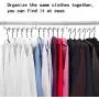 CBTONE 6 Pack Closet Space Saving Hangers, Multi-Purpose Metal Magic Hangers Cascading Hanger Updated Hook Design Metal Hangers for Organizing Wardrobe Clothing Hanger CBTONE 6 Pack Closet Space Saving Hangers, Multi-Purpose Metal Magic Hangers Cascading Hanger Updated Hook Design Metal Hangers for Organizing Wardrobe Clothing Hanger