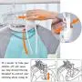 Clothes Folding Travel Hangers, Sundell 8 in 1 Foldable Home Camping Hangers Non-Slip Multi-Function Folding Magical Suit Space Saving Clothes Hangers 360 Degree Swivel Hook Durable Hangers (White) Clothes Folding Travel Hangers, Sundell 8 in 1 Foldable Home Camping Hangers Non-Slip Multi-Function Folding Magical Suit Space Saving Clothes Hangers 360 Degree Swivel Hook Durable Hangers (White)