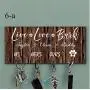 Personalized Key Holder and Dog Leash Wall Hanger Top Quality Handcrafted House Warming or Wedding Gift Key Rack for Organization with Hooks for Keys and Dog Leash Key Organizer for the Hallway Personalized Key Holder and Dog Leash Wall Hanger Top Quality Handcrafted House Warming or Wedding Gift Key Rack for Organization with Hooks for Keys and Dog Leash Key Organizer for the Hallway