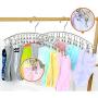 CenYouful Stainless Steel Laundry Drying Rack Windproof Clothes Hanger with 8 Clips for Drying Socks,Drying Towels, Cloth Diapers, Bras, Baby Clothes,Underwear,Hat, Socks Gloves (Set of 2) CenYouful Stainless Steel Laundry Drying Rack Windproof Clothes Hanger with 8 Clips for Drying Socks,Drying Towels, Cloth Diapers, Bras, Baby Clothes,Underwear,Hat, Socks Gloves (Set of 2)