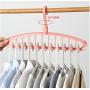 10pcs Random Color Useful Space Saver Wonder Magic Clothes Hanger, Closet Racks Hanging Coat Dress Hooks