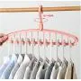 10pcs Random Color Useful Space Saver Wonder Magic Clothes Hanger, Closet Racks Hanging Coat Dress Hooks 10pcs Random Color Useful Space Saver Wonder Magic Clothes Hanger, Closet Racks Hanging Coat Dress Hooks