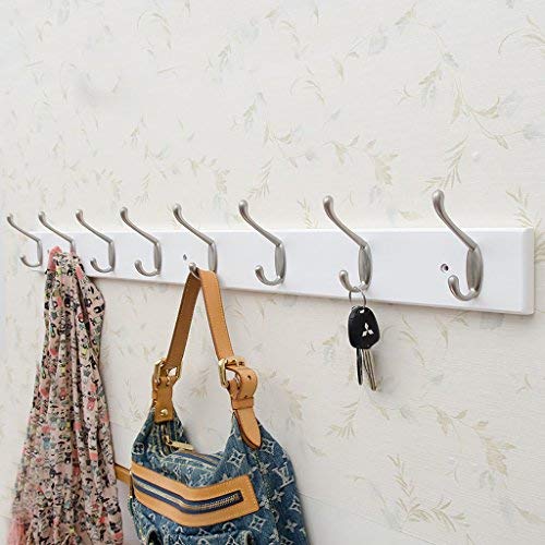 CHAOYANG Coat rack Creative hook wall hanging Clothes hook wall hanger Clothes hook behind the door Bathroom wall hook (Size : F)