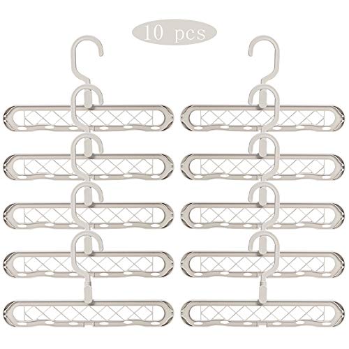 HJYPYJ Magic Hanger,Rotate Multifunction Magical Hangers,Tasteless PP Hanger,Space-Saving Organizer Hangers, Vertical Suspension/Gray / 30x18cm