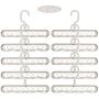 HJYPYJ Magic Hanger,Rotate Multifunction Magical Hangers,Tasteless PP Hanger,Space-Saving Organizer Hangers, Vertical Suspension/Gray / 30x18cm