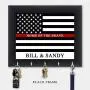 Personalized Key Holder, Firefighter Gift, Key Hanger, Wall Key Rack, Wall Key Holder, Key Holders, Rustic Wood Key Holder 10" x 12"