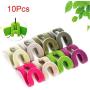 20Pcs Flocking Clothes Hanger Mini Anti-Clip Save Room Hanger Clothes Hook Random Color