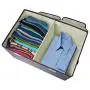 Simple Haus Designs Large Storage Cubes Gray [2-Pack] Linen Fabric Decorative Storage Boxes Organizer Containers with Handles Lid Divider for Home, Bedroom, Closet Office, Living Room, Nursery