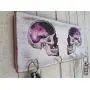 Skull Key Holder for wall, Decorativ Wood Key Hanger, Sugar Skull, wooden key hook, Skull decor, Space skull Skull Key Holder for wall, Decorativ Wood Key Hanger, Sugar Skull, wooden key hook, Skull decor, Space skull