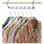 6 Pcs/Set Shirts Coat Clothes Hanger Holders Save Space Non-Slip Clothing Organizer Practical Racks Hangers for Clothes Decoration 6 Pcs/Set Shirts Coat Clothes Hanger Holders Save Space Non-Slip Clothing Organizer Practical Racks Hangers for Clothes Decoration