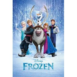 Disneys Frozen - Movie Poster/Print (Regular Style - The Cast) (Size: 24 inches x 36 inches) (Clear Poster Hanger)