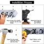DiGiCare Broom Holder, Wall Mount Mop Holder Broom Hanger Organizer with 5 Ball Slots and 6 Hooks, Holds Up to 11 Tools for Kitchen, Bathroom, Garage DiGiCare Broom Holder, Wall Mount Mop Holder Broom Hanger Organizer with 5 Ball Slots and 6 Hooks, Holds Up to 11 Tools for Kitchen, Bathroom, Garage