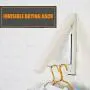 bossMA Wall-Mount Laundry Drying Rack IndoorRetractable Folding Hidden Clothes Hanger, Hanging Coat Shirt Pants Space Saving Home Bedroom Use (2 Hanger + 1 Tube)