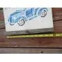 Vintage look ENJOY THE JOURNEY old time vintage TRUCK weathered wood sign with burlap hanger antique style old time font