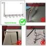 Dseap Over The Door Hook Hanger, Over The Door Towel Rack, for Coat Clothes Hat Towel Bathroom, Chromed, 2 Packs
