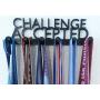 Challenge Accepted Marathon Runner Sports Medal Display Rack Hanger Holder Organizer for Wall Challenge Accepted Marathon Runner Sports Medal Display Rack Hanger Holder Organizer for Wall
