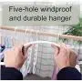 10pcs Magic Hanger Plastic Space Saving Hangers Multifunctional 5 Hooks Clothes Hanger Closet
