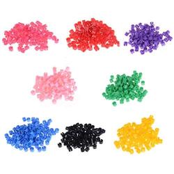 Garment Care Label - 100pcs Plastic Snap On Hanger Size Markers Hangers Clips Circle Marker Label Tube Marked Clothes - Garment Clothes Tags Large Round String Black Personalized Custom Hange