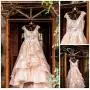 SouvNear SG-SNPR-056 Wedding Dress Hanger, 18 x 0.75 Inches, Brown SouvNear SG-SNPR-056 Wedding Dress Hanger, 18 x 0.75 Inches, Brown