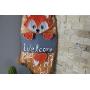 Fox Key Holder - Wall Mounted Key Holder - String Art Wooden Key Hanger - Wall Decor