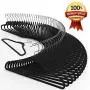 Premium Quality Velvet Hanger (Set of 50) - Ultra -Thin No Slip Velvet Suit Hangers - Swivel Hooks, Stronger Than Standard Velvet Hangers - Space Saving Clothes Hangers - Black (Renewed) Premium Quality Velvet Hanger (Set of 50) - Ultra -Thin No Slip Velvet Suit Hangers - Swivel Hooks, Stronger Than Standard Velvet Hangers - Space Saving Clothes Hangers - Black (Renewed)