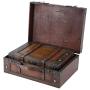 Vintiquewise(TM Old Style Suitcase/Decorative Boxes with Straps, Set of 2