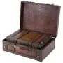 Vintiquewise(TM Old Style Suitcase/Decorative Boxes with Straps, Set of 2 Vintiquewise(TM Old Style Suitcase/Decorative Boxes with Straps, Set of 2