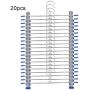 SEniutarm Pants Jeans Hanger Anti-Slip Trouser Clothes Rack Organizer Shirt 5/10/15/20Pcs Blue 5pcs SEniutarm Pants Jeans Hanger Anti-Slip Trouser Clothes Rack Organizer Shirt 5/10/15/20Pcs Blue 5pcs
