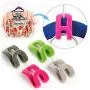 20pcs Random Color Mini Flocking Clothes Hanger Home Easy Hook Closet Organizer Hanging Hook 20pcs Random Color Mini Flocking Clothes Hanger Home Easy Hook Closet Organizer Hanging Hook