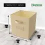 Neaterize Storage Cubes - Set of 6 Storage Bins | 2 Handles & 10 Label Window Cards | Cube Storage Bins | Foldable Closet Organizers and Storage | Fabric Storage Boxes for Home, Office (Beige) Neaterize Storage Cubes - Set of 6 Storage Bins | 2 Handles & 10 Label Window Cards | Cube Storage Bins | Foldable Closet Organizers and Storage | Fabric Storage Boxes for Home, Office (Beige)