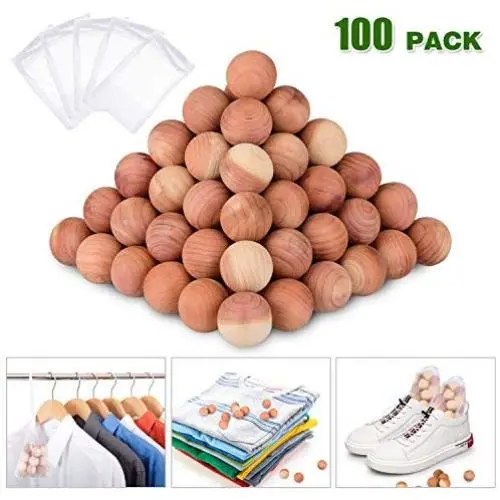 ACMETOP Cedar Blocks, 100% Natural Cedar Blocks for Clothes Storage, Aromatic Cedar Balls, Storage Accessories Closets & Drawers (100Pack) ACMETOP Cedar Blocks, 100% Natural Cedar Blocks for Clothes Storage, Aromatic Cedar Balls, Storage Accessories Closets & Drawers (100Pack)