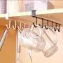FIN86 Functional Kitchen Storage Tools, Kitchen Storage Rack Cupboard Hanging Hook Hanger Chest Storage Organizer Holder (Black) FIN86 Functional Kitchen Storage Tools, Kitchen Storage Rack Cupboard Hanging Hook Hanger Chest Storage Organizer Holder (Black)