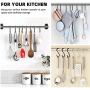 Outivity 20 Pack S Shaped Hooks,3.15''Heavy Duty S Hooks,Space Aluminum S Hooks for Hanging,S Hooks for Clothes,Bags,Towels,Plants,Kitchenware Hanger-Silver+Black