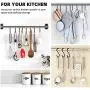Outivity 20 Pack S Shaped Hooks,3.15''Heavy Duty S Hooks,Space Aluminum S Hooks for Hanging,S Hooks for Clothes,Bags,Towels,Plants,Kitchenware Hanger-Silver+Black Outivity 20 Pack S Shaped Hooks,3.15''Heavy Duty S Hooks,Space Aluminum S Hooks for Hanging,S Hooks for Clothes,Bags,Towels,Plants,Kitchenware Hanger-Silver+Black